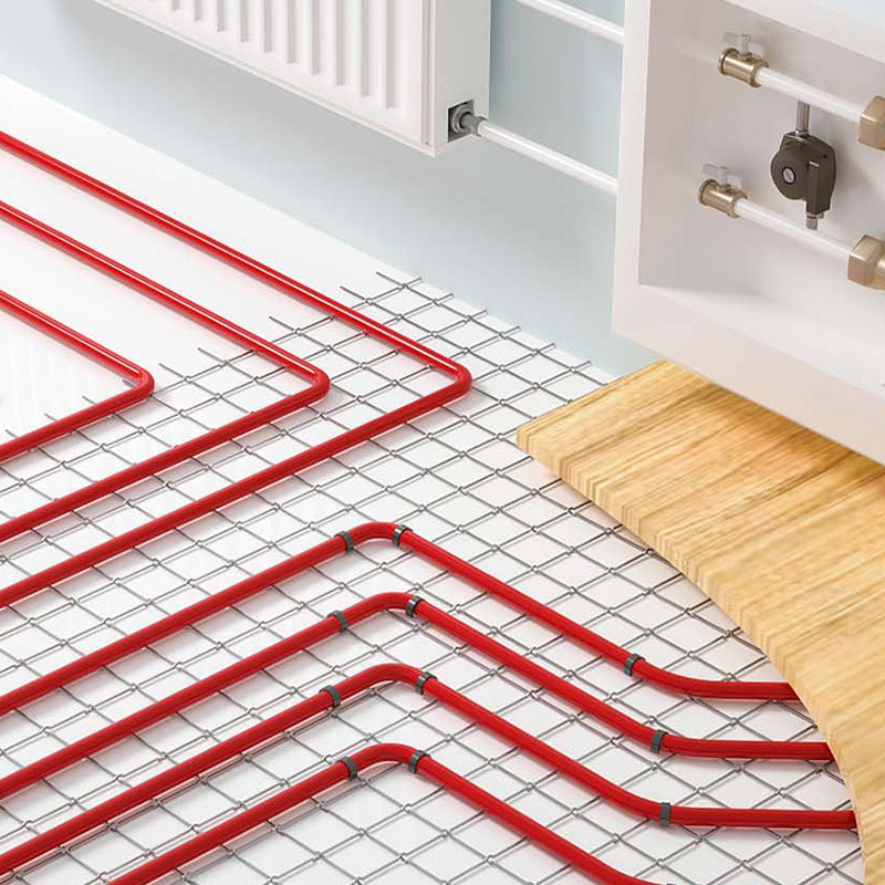 How to operate the Poolclub household heat pump with floor heating